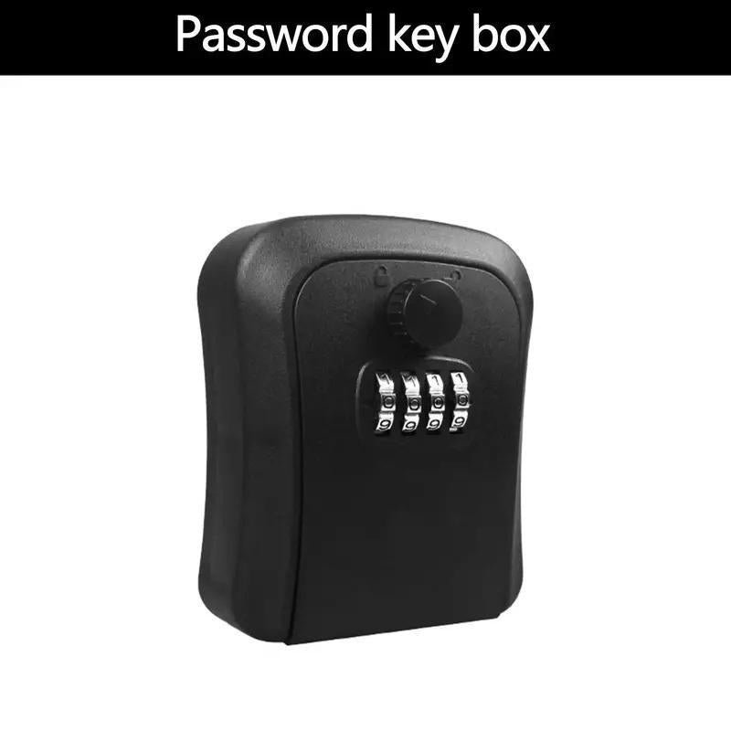 Secure Your Keys: Waterproof Wall-Mounted Password Key Storage Box - Ideal for Home & Rentals!