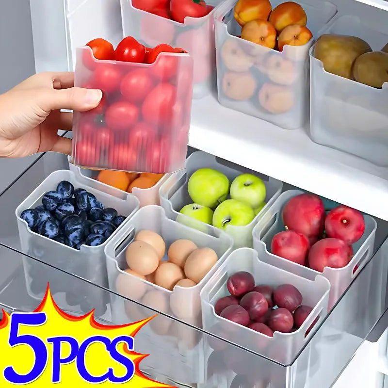 Refrigerator Storage Organizer Boxes 