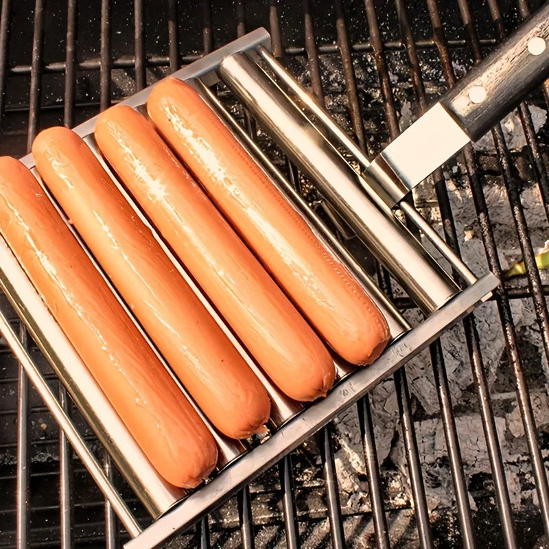 Barbecue Sausage Grilling Rack Roller