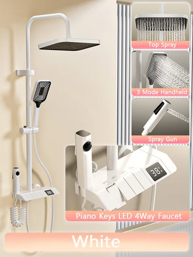 Bathroom Shower Full Set LED Display