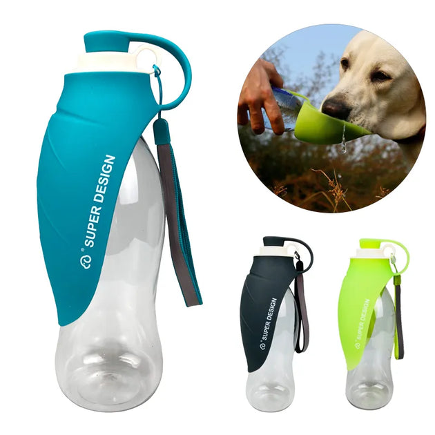 Portable Dog Water Bottle Soft Silicone