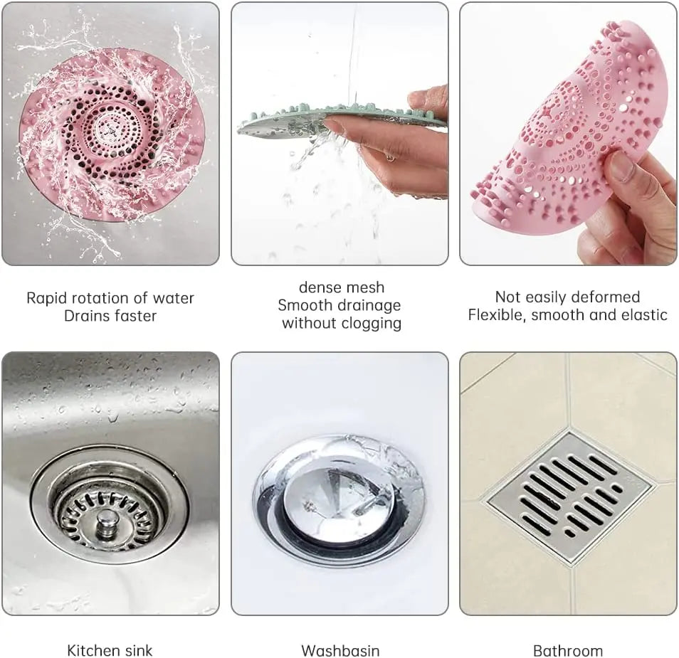 Silicone Drain Strainer Shower And Sink