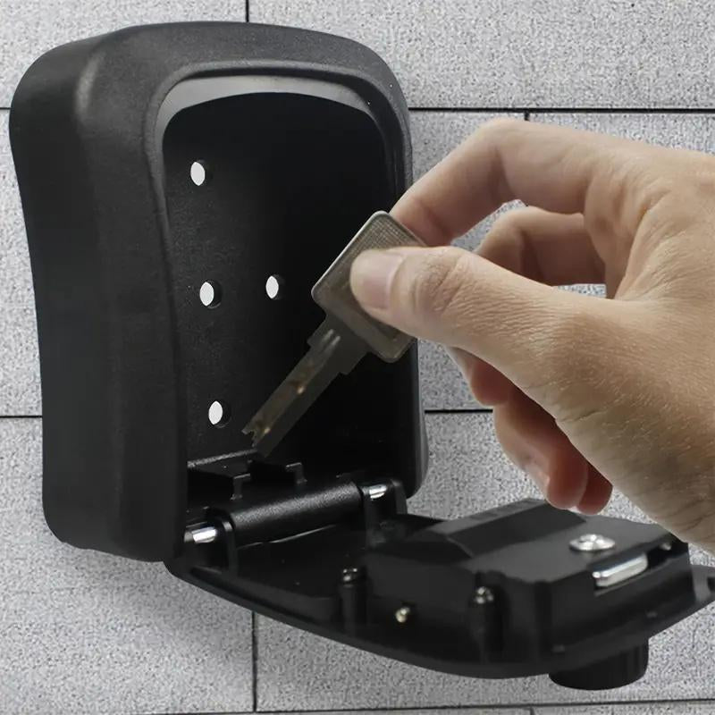 Secure Your Keys: Waterproof Wall-Mounted Password Key Storage Box - Ideal for Home & Rentals!