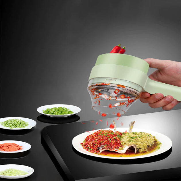 Electric 4 in 1 Vegetable Cutter Set