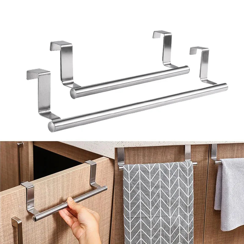 Towel Rack Bathroom Door Hanging Organizer