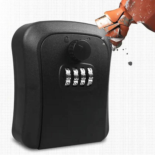 Secure Your Keys: Waterproof Wall-Mounted Password Key Storage Box - Ideal for Home & Rentals!