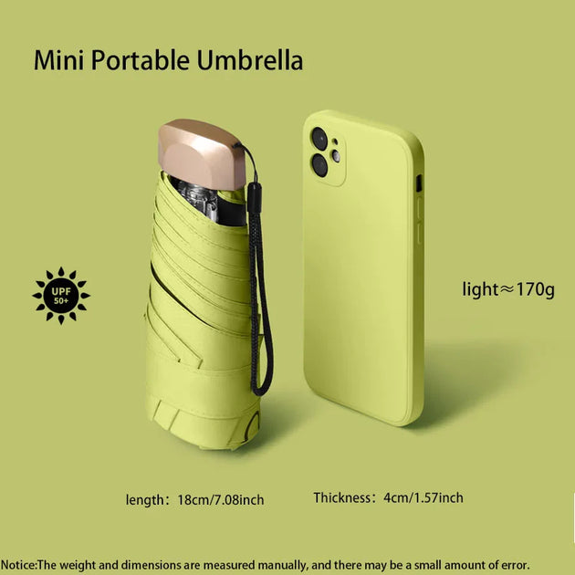 Outdoor Mini Sun Umbrella UV Protection