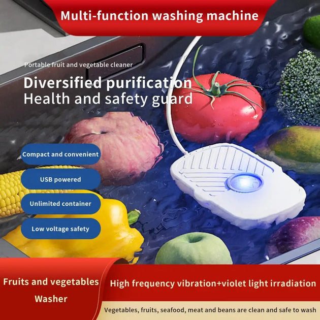 Ultrasonic Fruit Vegetable Washer