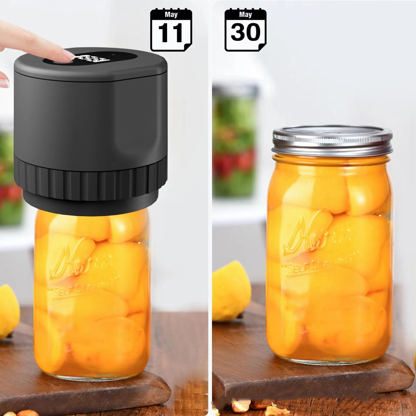 Electric Jar Vacuum Sealer Kit 