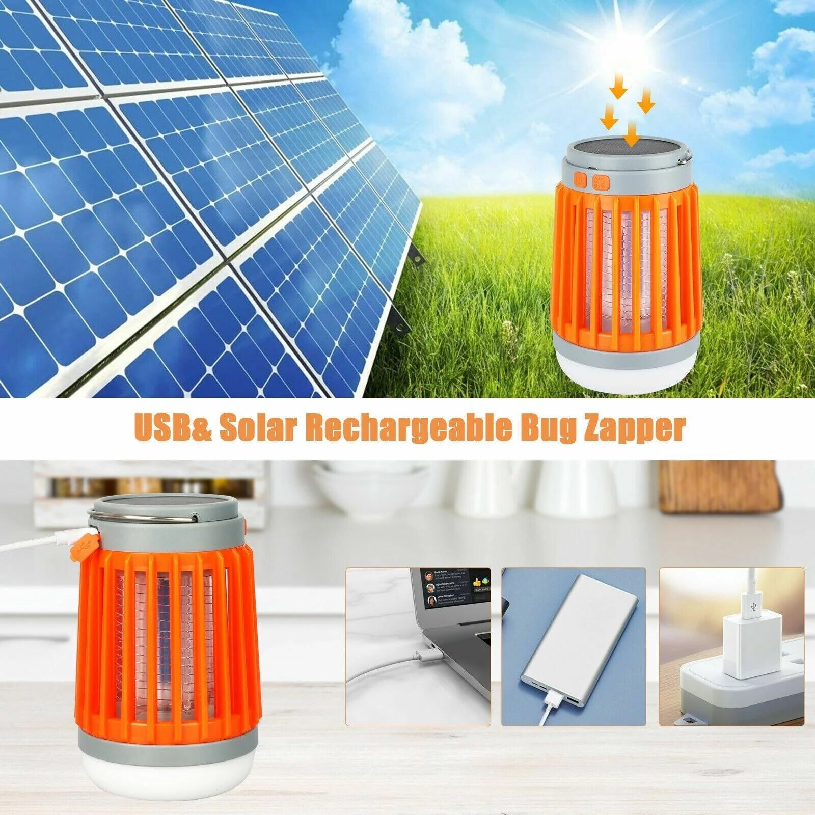 Solar Elektronic USB Insect Killer 