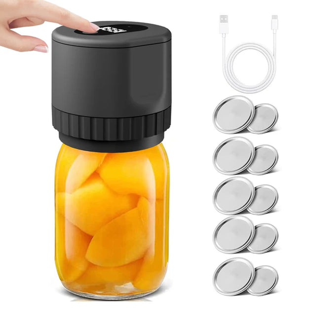 Electric Jar Vacuum Sealer Kit 